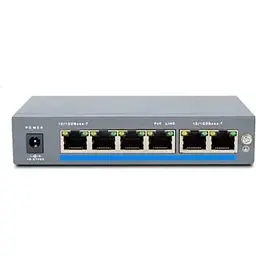 Комутатор мережевий Atis (PoE-1006-4P/250m)