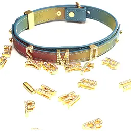 Нашийник Lockink Multi-Color DIY Alphabet Collar - мініатюра 2