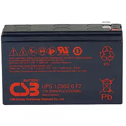 Акумуляторна батарея CSB UPS123606F2/F1, 12V 6Ah (151х51х94мм), 2.03 kg Q12