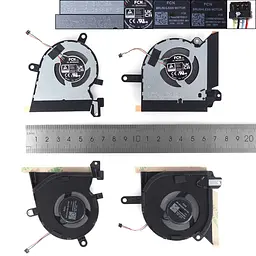 Вентилятори для Asus ROG Flow X13 GV302XA GV302XI GV302XV GV302XU 2023, (5V CPU+GPU вентилятори) - мініатюра 3