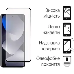 Скло захисне Dengos Full Glue Xiaomi Redmi Note 15 5G Black (TGFG-426) - мініатюра 2