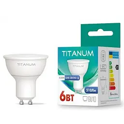 Лампочка TITANUM LED MR16 6W GU10 4100K (TLMR1606104) - мініатюра 2
