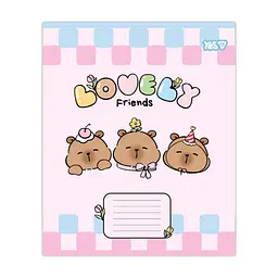 Зошит Yes Lovely Friends А5 12 аркушів коса лінія (768644), в асортименті - мініатюра 2