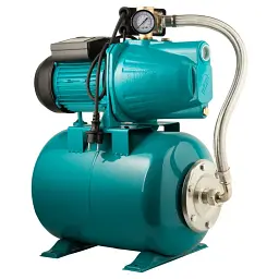 Станція 1.1кВт Hmax 55м Qmax 70л/хв (самовсмоктуючий насос) 24л Україна AQUATICA (775088/24) - мініатюра 4