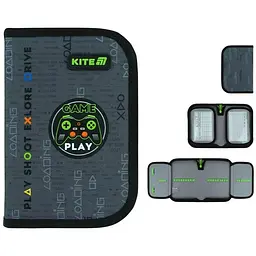 Пенал Kite Good Game 622, без наповнення, 1 відділення, 2 відвороти (K26-622-2)