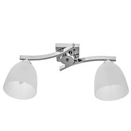 Люстра стельова Brille для передпокою E27 60W CH/FG (LK-624C/2)