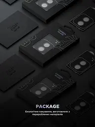 Захисне скло для камери Apple iPhone 16/16 Plus, Supreme BI, чорний колір, з рамкою, глянцеве скло для захисту лінз, протиударне, прозоре, з клейовим шаром по контуру, не впливає на якість фото, ArmorStandart (ARM79425) - мініатюра 12