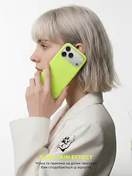 Силиконовый чехол с MagSafe для Apple iPhone 17 Pro Max, ICON2 MagCase, желтый, противоударный, панель с мягкой подкладкой, защита всего корпуса, поддержка беспроводной зарядки, совместим с защитными стеклами и пленками, ArmorStandart (ARM88994) - мініатюра 9