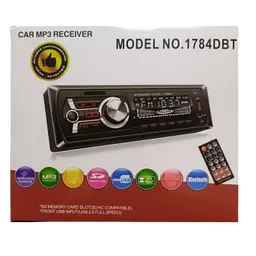 Автомагнітола XPRO 1DIN MP3 1784BT 1USB 2USB-зарядка TF card bluetooth чорний (14244_520) - мініатюра 2