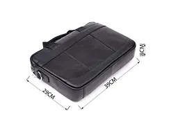 Діловий портфель для чоловіків із натуральної шкіри Vintage 39×29×8 см sum0027441 - мініатюра 3
