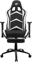 Геймерське крісло GT Racer чорне з білим (X-2534-F Black/White) - мініатюра 2