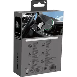 Автотримач із бездротовою зарядкою Senteo M2 Mag Pro Qi2 15W Silver [171639] - мініатюра 3