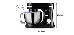 Планетарний кухонний комбайн Mozano Compact Chef 4.5 Л, 8 Швидкостей, 1700 Вт - мініатюра 7