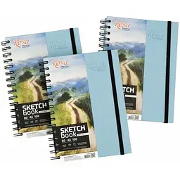 Блокнот на спіралі Rosa Studio A5 (14.8х21см) 100г/м2 80л блакитний - мініатюра 3