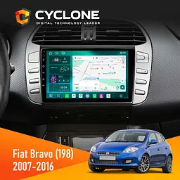 Штатна магнітола Fiat Bravo (198) 2007-2016 Cyclone C9-013 4x64 DSP 4G Cyclone (НФ-00008677)