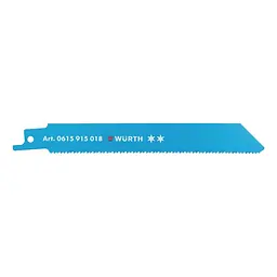 Набір полотен для шабельної пилки Wurth 150 x 1.8 мм 5 шт. (0615915018)