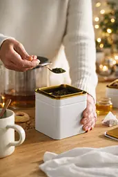 Банка з кришкою ІКЕА 10x10x10 см чай - мініатюра 2