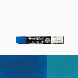 Фарба олійна у формі пастелі Sennelier Oil Stick, 38 мл, S2, Церуліум блакитний (Cerulean blue) - мініатюра 2