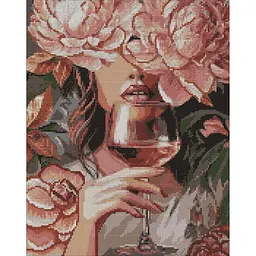 Алмазна мозаїка "Портрет елегантності" art_selena_ua AMO20114, 40х50 см
