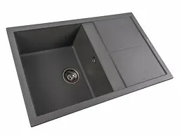 Кухонна мийка Platinum 7950 SELENA матова Сірий мусон (SP000034930) - мініатюра 2