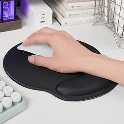 Килимок для мишки Hoco GM30 (230x215mm) with wrist rest Black - мініатюра 5
