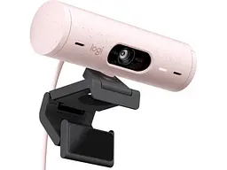 Веб-камера Logitech Brio 500 Rose (960-001421) - мініатюра 2