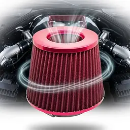 Фільтр нульового опору SPORT RED (під патрубок Ø70мм)