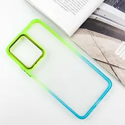 Чохол Epik TPU+PC Fresh sip series для Xiaomi Redmi Note 12 4G Бірюзовий / Лимонний - мініатюра 2