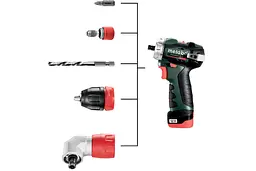 Шурупокрут-дриль акумуляторний PowerMaxx BS BL Q 12В Metabo teh0025366 - мініатюра 10
