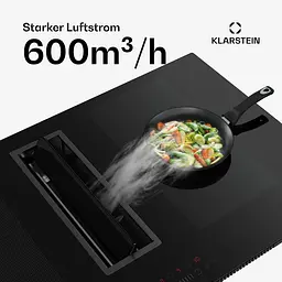 Індукційна плита з витяжкою Klarstein Chef-Fusion DownAir System (10045558) - мініатюра 2