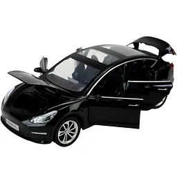 Колекційна металева модель автомобіля Автопром Tesla Model 3 з інерцією, світлом та звуком 1:24 - мініатюра 10