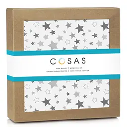 Пелюшки фланелеві Cosas Stars CS1 80х100 см, сірі