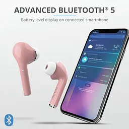 Навушники Trust Nika Touch True Wireless Mic Pink (23704_Trust) - мініатюра 10