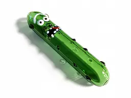 Скляна люлька N74 Green Cucumber 119 мм (GP0075) - мініатюра 2