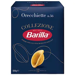 Макарони Barilla Collezione Orecchiette №56 з твердих сортів пшениці 500 г (8076809519977)