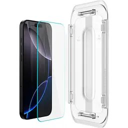 Захисне скло Spigen EZ Fit Glas.tR для Apple iPhone 16 Pro Crystal Clear [AGL07928] 2-Pack [117849] - мініатюра 3