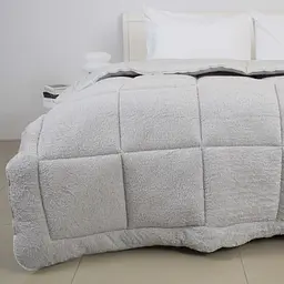 Ковдра ТЕП Teddy 200x210 см світло-сірий (1-05209_35051) - мініатюра 4