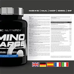Амінокислоти Scitec Nutrition Amino Charge Блакитна малина 570 г - мініатюра 2