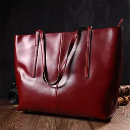 Жіноча шкіряна сумка Vintage 36х30х12 см sum0022676 - мініатюра 8