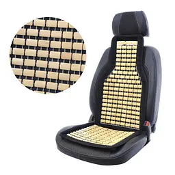 Накидка масажер висока спинка плоска кісточка Elegant MAX 45х108см Чорна (100 650) - мініатюра 3