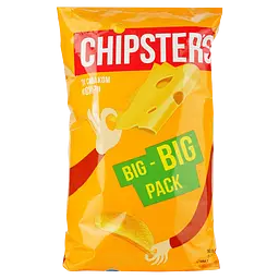 Набір чипсів Chipster's: зі смаком сиру + зі смаком сметани та цибулі 300 г (2 шт. х 150 г) - мініатюра 2