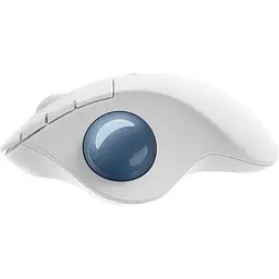 Бездротова миша Logitech M575 Ergo Wireless Trackball Off-White (910-006438) - мініатюра 3