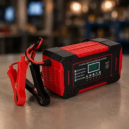 Зарядний пристрій для акумуляторів 6A 12V / Імпульсний зарядний пристрій / Зарядний РК-дисплей - мініатюра 5
