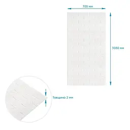 R001-2 Панель стінова Sticker Wall в рулоні 3D 700х3080х2мм Біла Цегла SW-00002534 - мініатюра 4