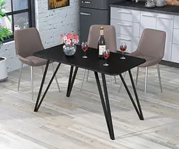 Обідній стіл Ліма 120-65 Закруглені кути Loft Design (Венге Луізіана)