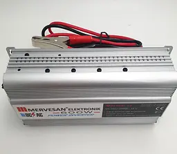 Автоінвертор-перетворювач напруги 12 V-220 V 600 Вт 12 V-220 V 600 W Power Inverter MERVESAN - мініатюра 2