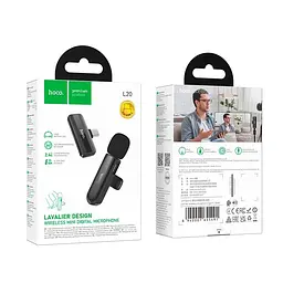 Мікрофон Hoco Type-C Fair Wireless Microphone L20 бездротовий радіо 2.4G - мініатюра 2