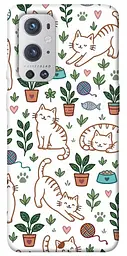 TPU чехол Demsky Cats pattern для OnePlus 9 Pro