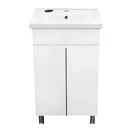 Тумба підлогова ПіК Альба Т1 під раковину Cersanit Como 50 см Білий 30412