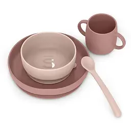 Набір посуду для годування "Colour Essence"/рожевий